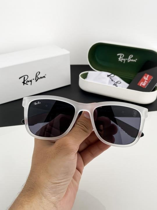 RAYBAN WHITE BLACK 8342
