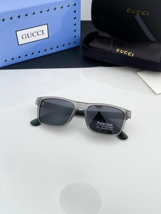 Gucci Grey Black 83123 Sunglasses