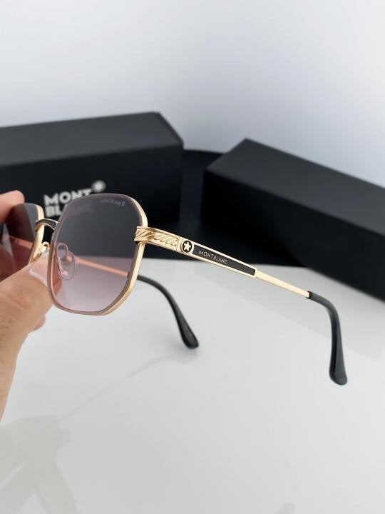 Mont Blanc Gold Purple 2253 Sunglasses