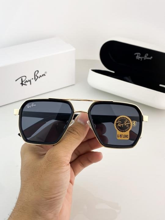 RAYBAN GOLD BLACK 10