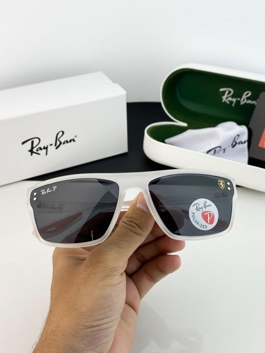 RAYBAN WHITE BLACK 3576