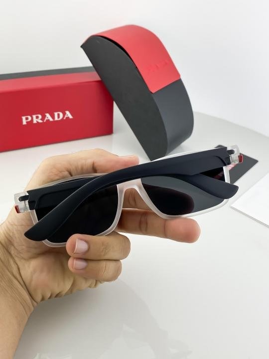 Prada White Black 78 Sunglasses