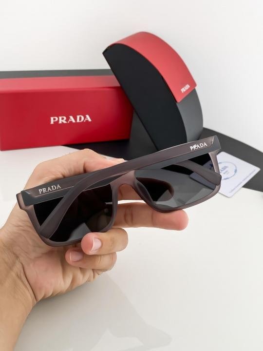 Prada Grey Black 0892 Sunglasses