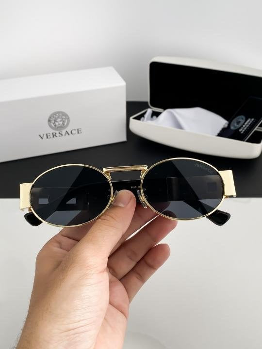 Versace Gold Black 8016 Sunglasses