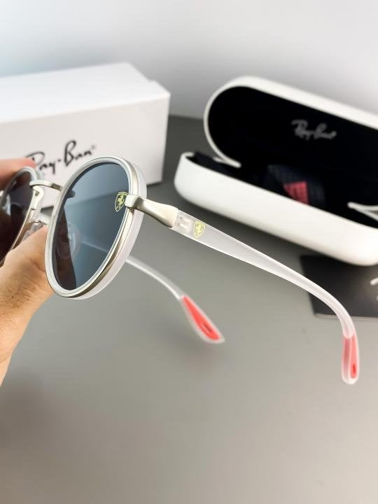 RAYBAN WHITE BLACK 02 3675