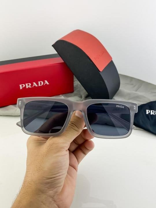 Prada Grey Black 25Z Sunglasses