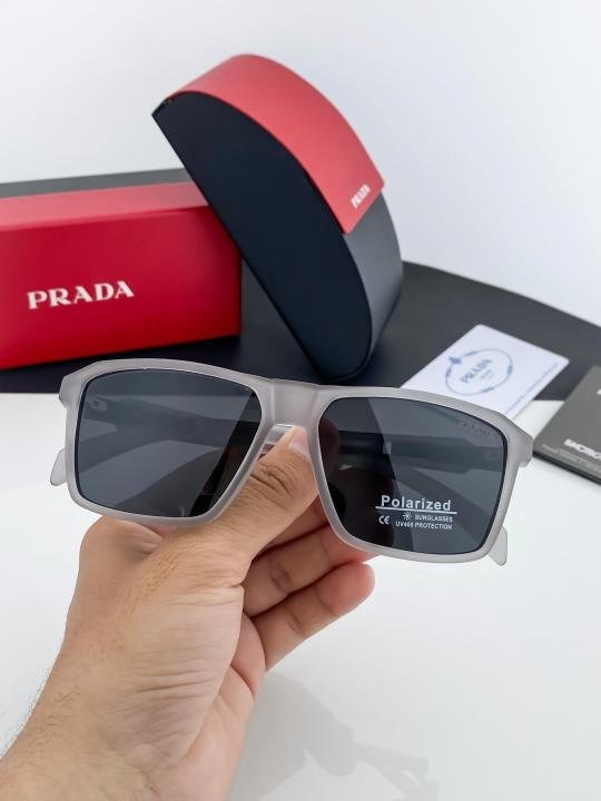 Prada Grey Black 90 Sunglasses