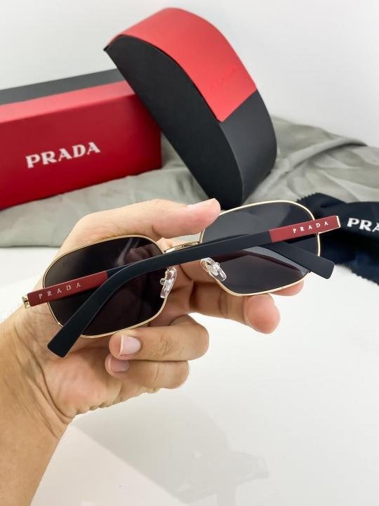 Prada Gold Black 996 Sunglasses