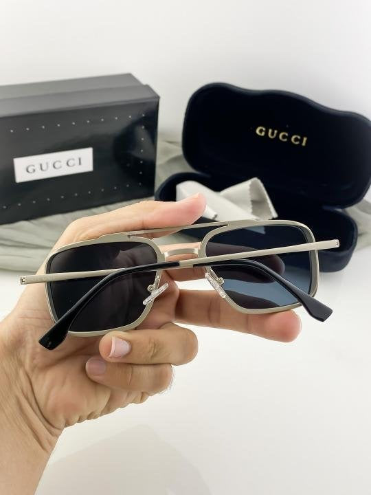Gucci Silver Black 504 Sunglasses