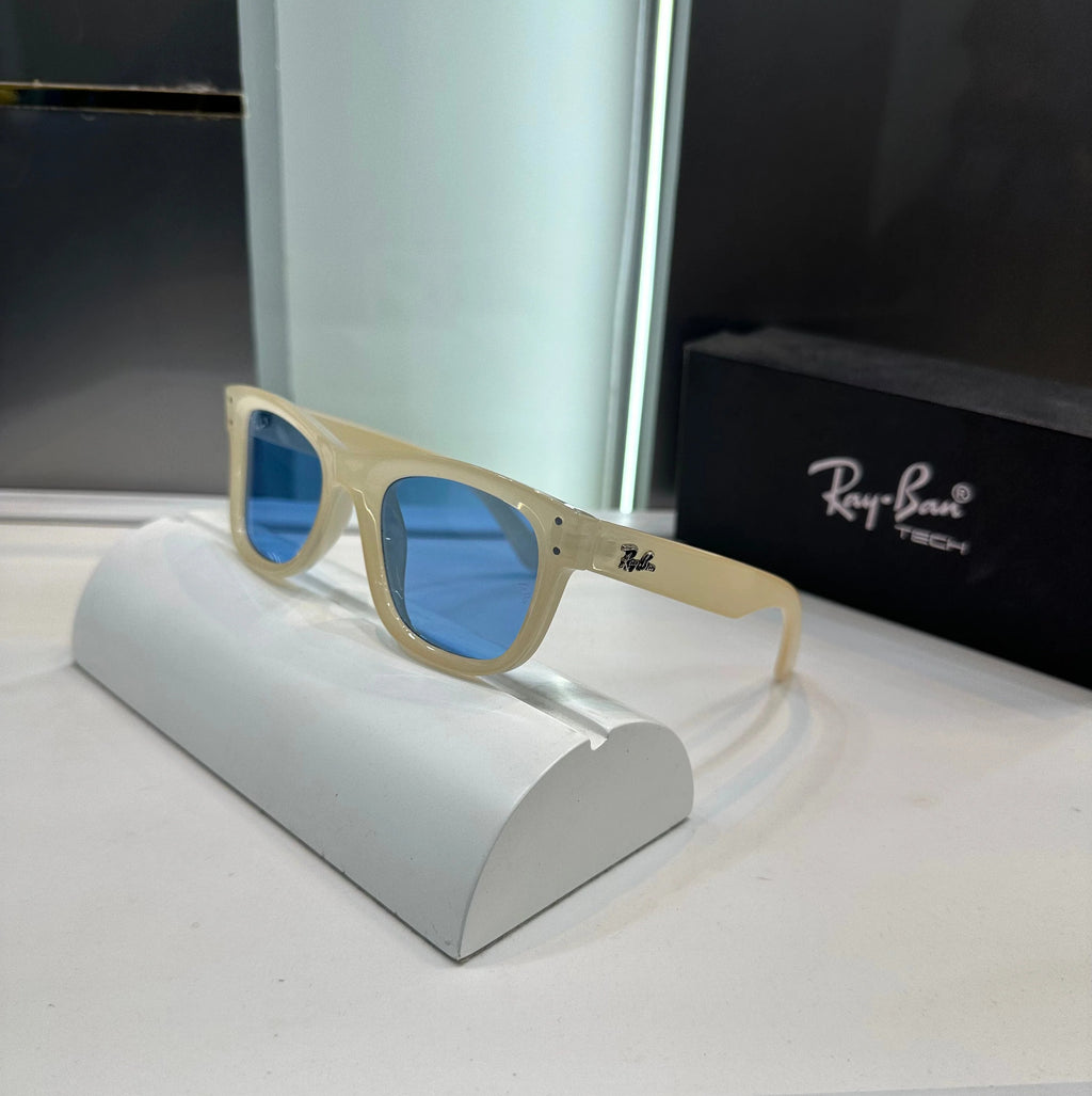 Rayban 502 Light Cream Blue