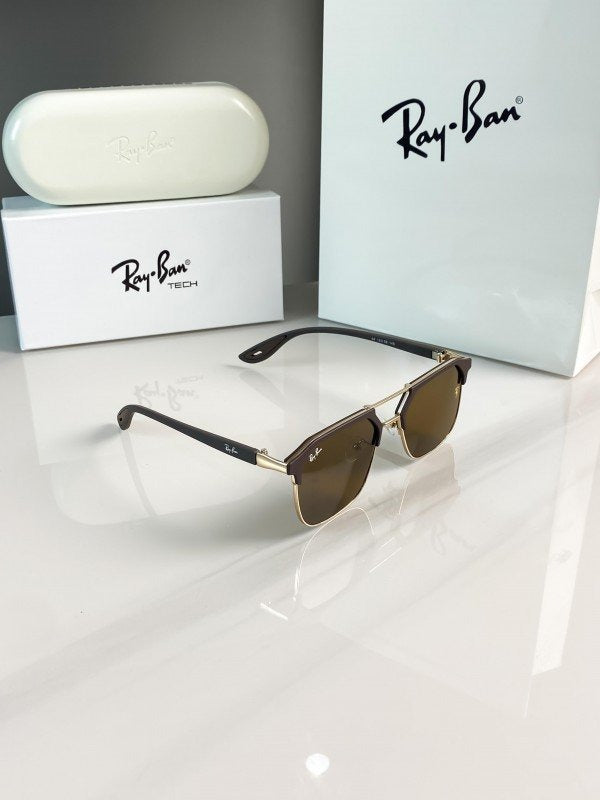 Rayban04 gold brown