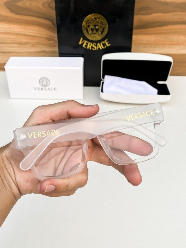 Versace White Frame 62 Sunglasses