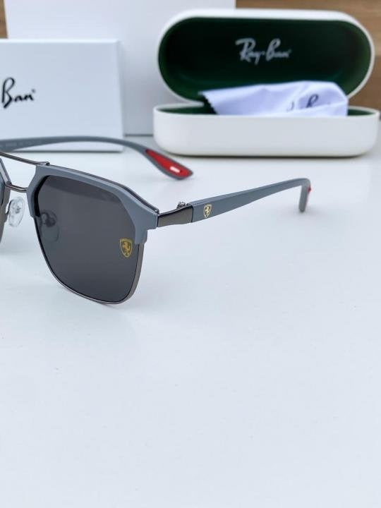 LUXURY SHADES #04 GREYBLACK EDITION PREMIUM BRANDED SUNGLASSE