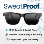 Smart Sunglasses Bluetooth Audio Sunglasses - Dual Stereo Speakers - iOS/Android