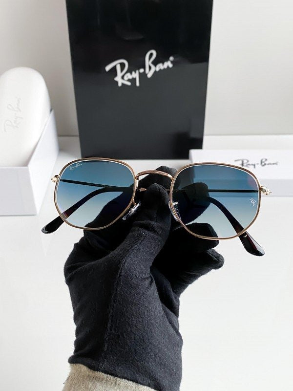 Rayban gold blue shade 3548