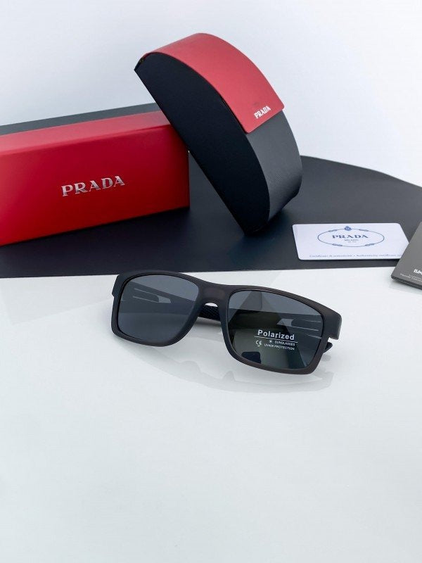 Prada Grey Black 9915 Sunglasses