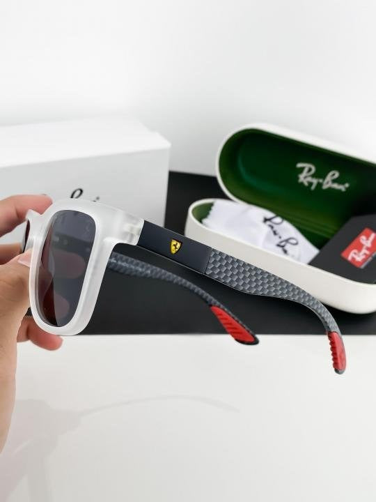RAYBAN WHITE BLACK 8342