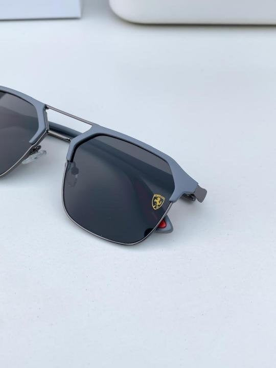 LUXURY SHADES #04 GREYBLACK EDITION PREMIUM BRANDED SUNGLASSE