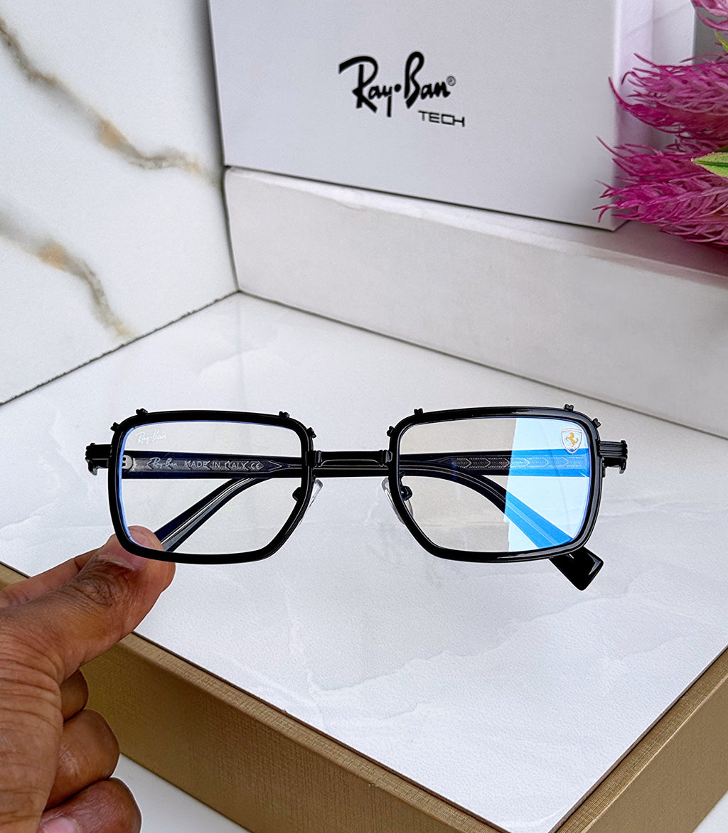 RB 9930 METAL BLACK BLUE CUT SUNGLASSES
